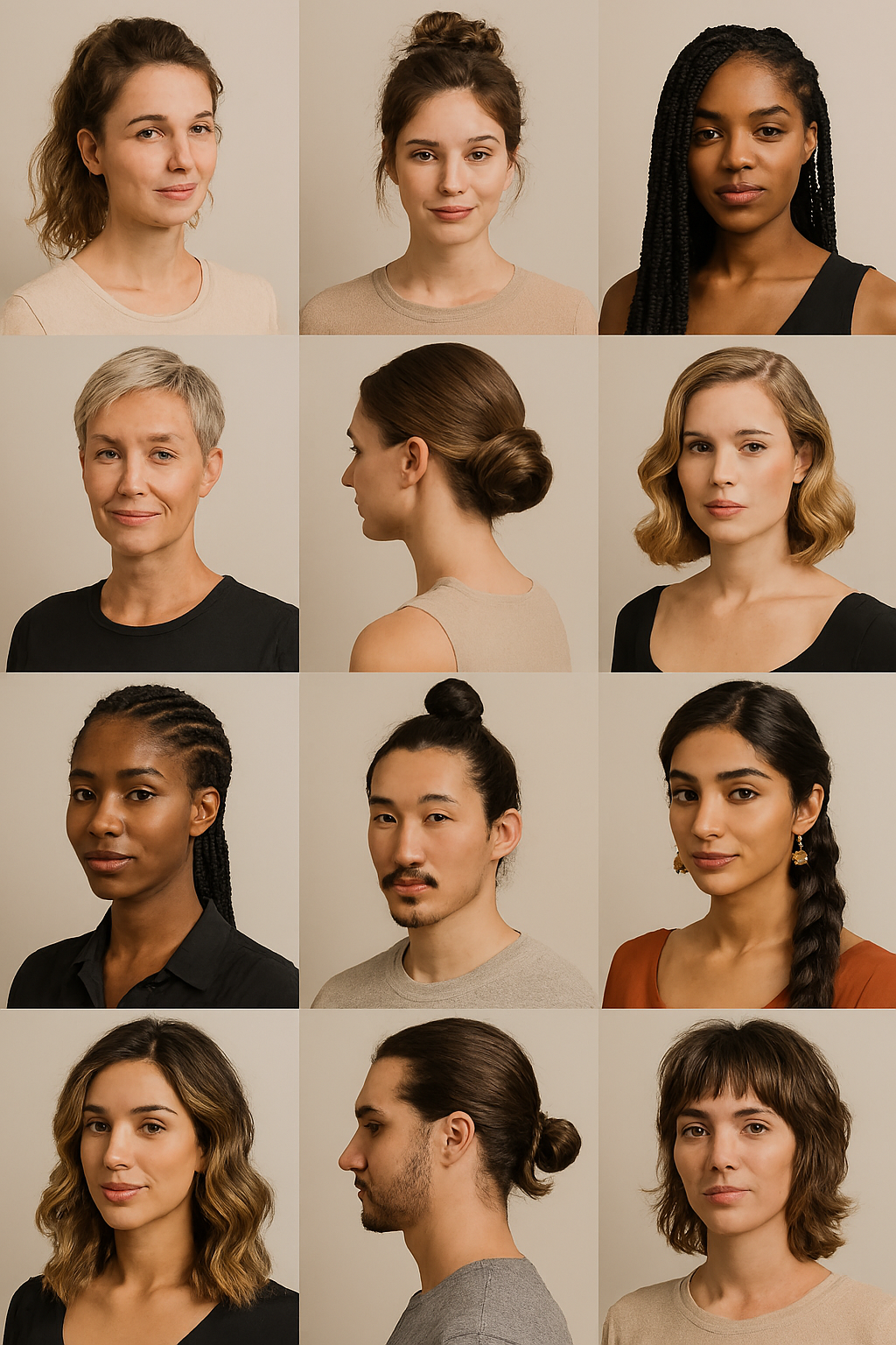 Various Hairstyles